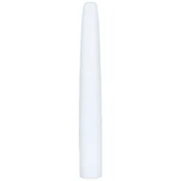 Weißer PTFE Dehnstab für Piercings Weißer PTFE Dehnstab auf weißem Hintergrund, 90 mm Länge