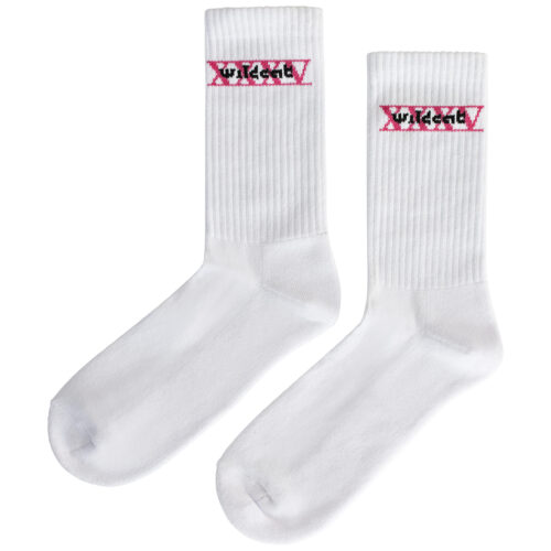 Weiße Wild Socks XXXV in Größe 36-40 auf weißem Hintergrund