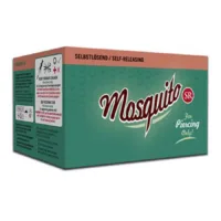 Mosquito Piercing Nadelbox aus Chirurgenstahl Grüne Mosquito Nadelbox aus Chirurgenstahl 316L auf weißem Hintergrund
