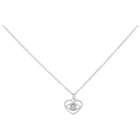 Silberne Little Dangling Eye Kette Silberne Kette mit einem kleinen hängenden Auge-Anhänger auf weißem Hintergrund