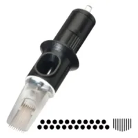 Cheyenne Magnum Soft Edge Tattoonadeln 10er Pack Cheyenne Magnum Soft Edge Nadelkopf auf weißem Hintergrund