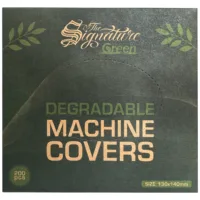 Biologischabbaubare Maschinen Cover, grün, 200 Stück Grüne Verpackung biologisch abbaubarer Maschinen Cover, 200 Stück