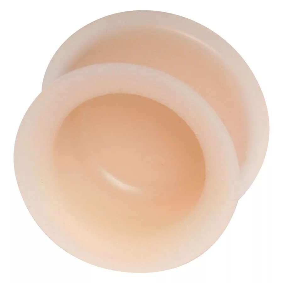 Kaos Softwear Hider Plug Silikon Beige Beiger Silikon-Plug von Kaos Softwear auf weißem Hintergrund