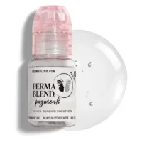 Perma Blend Luxe Flasche mit rosa Verschluss auf weißem Hintergrund
