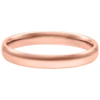 Basic Ring in Roségold, 17,0 mm Roségoldener Ring in 17,0 mm auf weißem Hintergrund