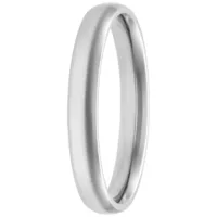 Basic Ring in Silber, 17,0 mm Größe Silberfarbener Ring aus Chirurgenstahl, 17,0 mm, auf weißem Hintergrund