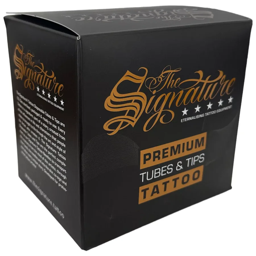 Schwarze Verpackung der Wildcat Hartgummi-Tube mit goldener Aufschrift