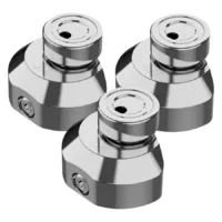 Spektra Halo 2 Stroke Wheel Kit Grau Drei graue Spektra Halo 2 Stroke Wheels auf weißem Hintergrund
