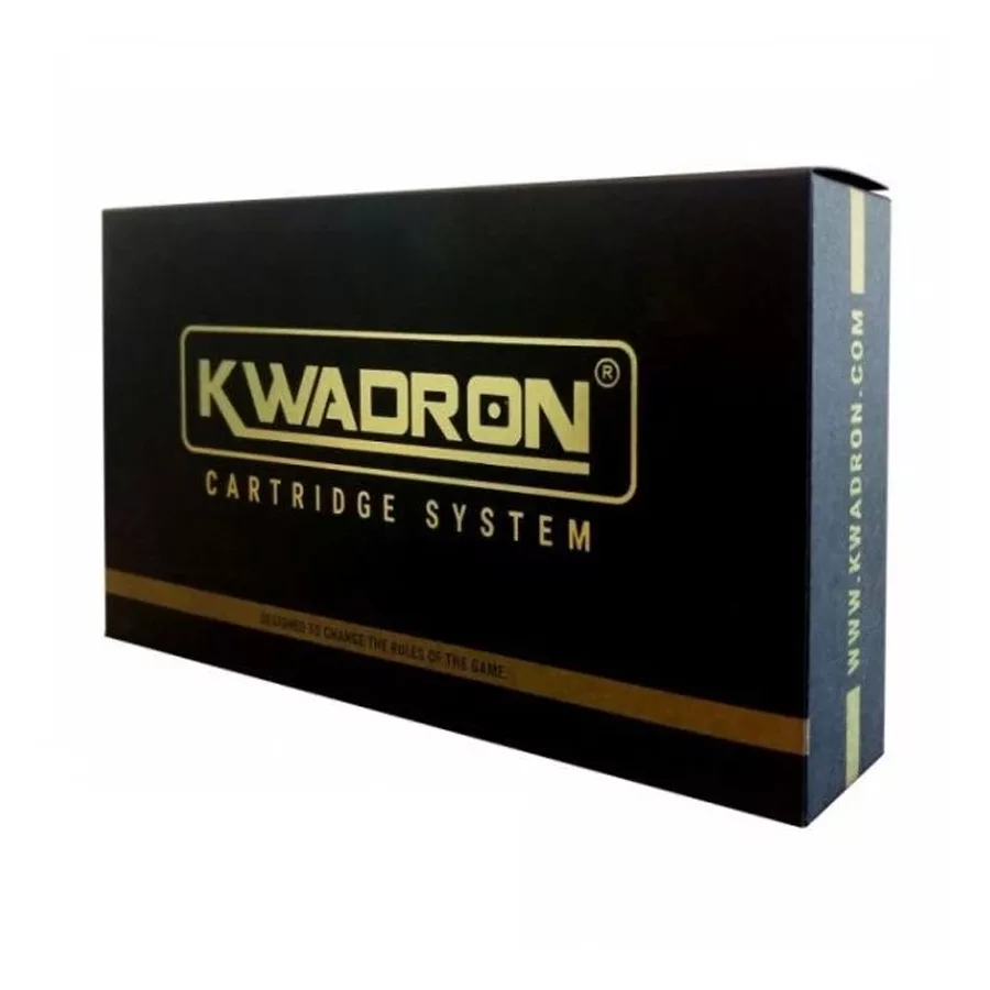 Schwarze Kwadron-Verpackung mit Magnum Long Taper Tattoonadeln