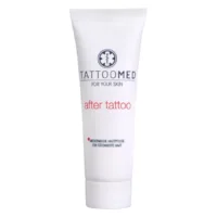 Weiße Tube TattooMed® after tattoo 25 ml auf weißem Hintergrund