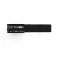 Schwarzes Tattoomed Studio Pro Tape Schwarzes Tattoomed Studio Pro Tape auf weißem Hintergrund