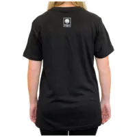 Schwarzes Wildcat T-Shirt mit Logoprint Schwarzes T-Shirt von Wildcat mit Logoprint auf dem Rücken, auf weißem Hintergrund
