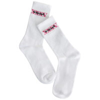 Weiße Socken Wild Socks XXXV Größe 36-40 Weiße Socken Wild Socks XXXV aus Baumwolle, Größe 36-40, auf weißem Hintergrund