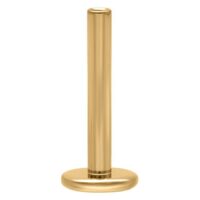 Goldener Titan Push Fit Labret 1.0 mm Goldener Labret aus Titan mit Push Fit, 1.0 mm Stärke, 5.0 mm Länge, auf weißem Hintergrund