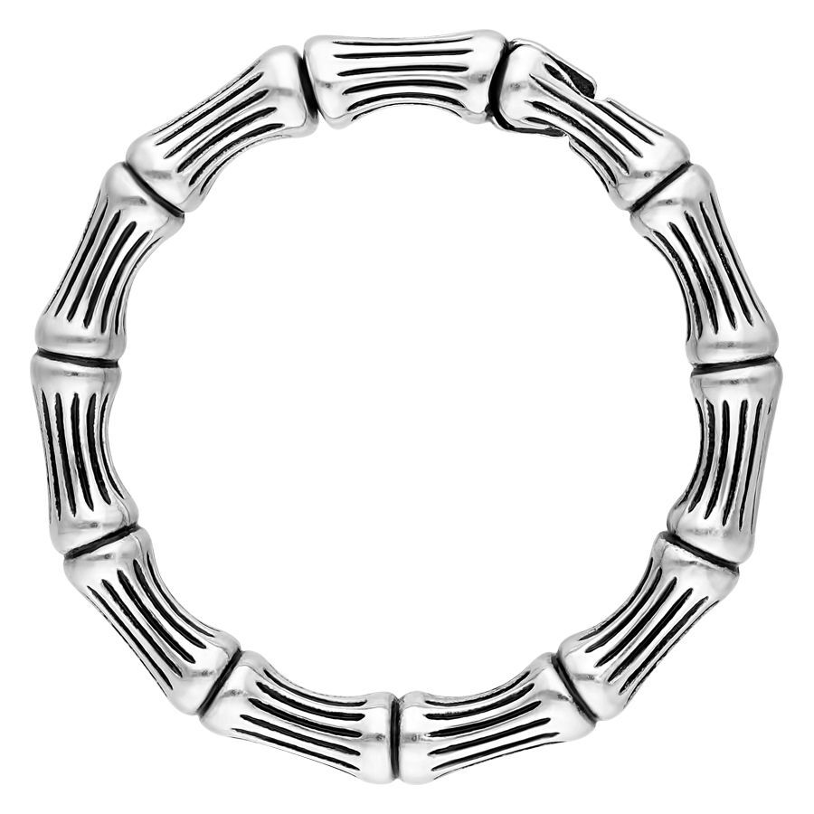 Bonechain Ohrgewicht aus Chirurgenstahl, Silber Silbernes Bonechain Ohrgewicht, rund, aus Chirurgenstahl 316L