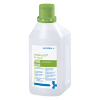 mikrozid AF Liquid Desinfektionsmittel 1L Transparente Flasche mikrozid AF Liquid mit grünem Deckel auf weißem Hintergrund