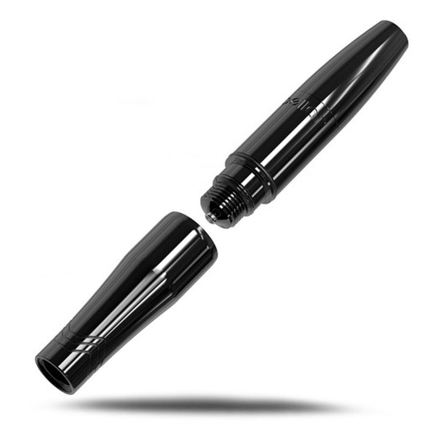 FK Irons Microbeau Bellar Tattoomaschine Schwarz Schwarze FK Irons Microbeau Bellar Tattoomaschine auf weißem Hintergrund