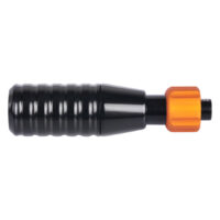 Schwarzer HAWK Hand Grip 22mm mit orangefarbenem Akzent auf weißem Hintergrund