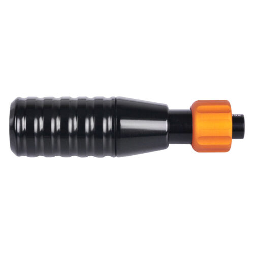 Schwarzer HAWK Hand Grip 22mm mit orangefarbenem Akzent auf weißem Hintergrund