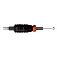 Schwarzer HAWK Hand Grip Flex 25mm mit rutschfestem Design auf weißem Hintergrund