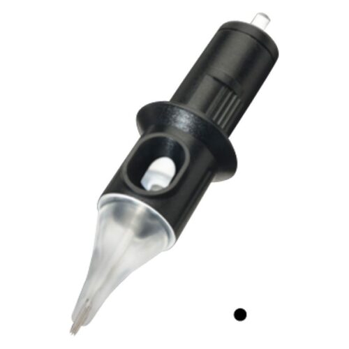 Schwarze Cheyenne Liner Sicherheitsnadel, 1 Stück, 0.4 mm Nadelstärke auf weißem Hintergrund