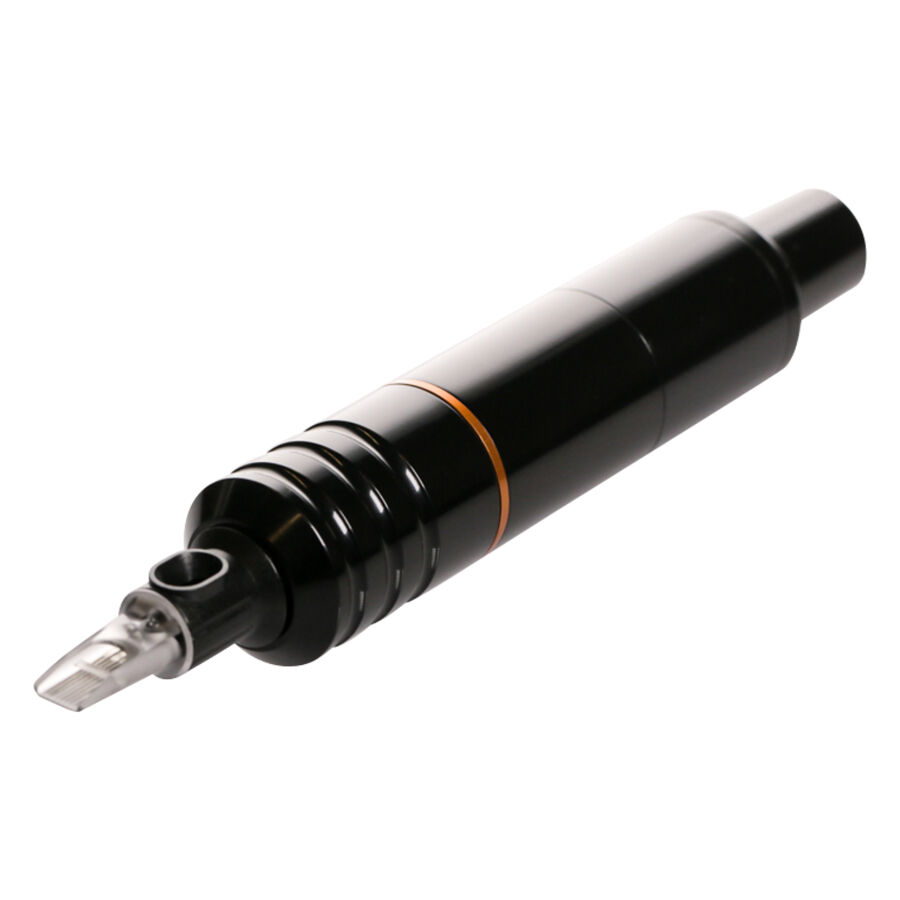 Schwarze HAWK PEN Tattoomaschine Schwarze HAWK PEN Tattoomaschine, liegend auf weißem Hintergrund