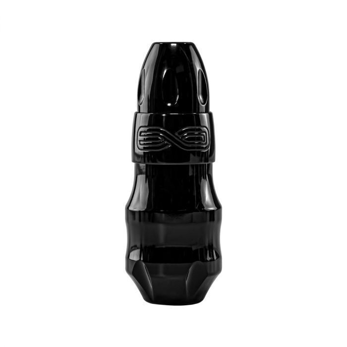 FK Irons EXO 2.5 mm Stealth Tattoomaschine Schwarze FK Irons EXO 2.5 mm Tattoomaschine auf weißem Hintergrund