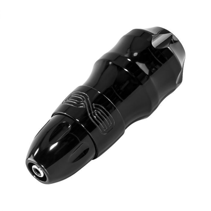 FK Irons EXO 3.2 mm Stealth Tattoomaschine Schwarze FK Irons EXO 3.2 mm Stealth Tattoomaschine auf weißem Hintergrund