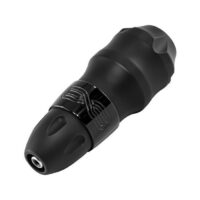 FK Irons EXO 3.2 mm Black Ops Tattoomaschine Schwarze FK Irons EXO 3.2 mm Tattoomaschine auf weißem Hintergrund