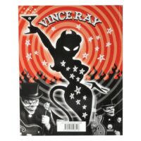 Vince Ray Rock'n'Roll Poster mit Teufel Schwarz-rotes Vince Ray Poster mit Teufelsfigur und Skelettmusikern