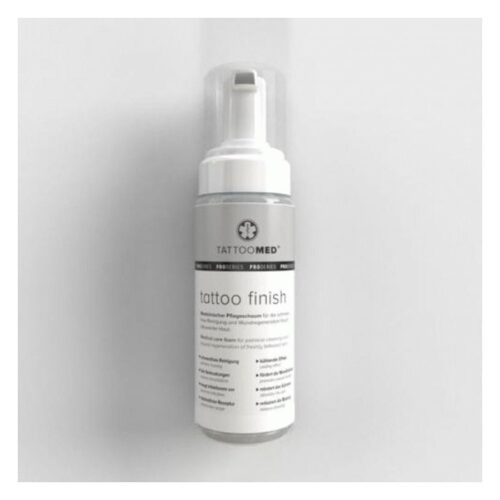 Tattoomed Tattoo Finish Flasche auf weißem Hintergrund, 150ml