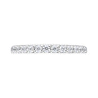 Silberfarbener Pave Set Crystal Clicker aus Titan mit klaren Kristallen, 6 mm