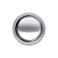 Titan Piercing-Aufsatz mit Kristallklarer Kugel Silberner Titan Piercing-Aufsatz mit 6 mm kristallklarer Kugel auf weißem Hintergrund