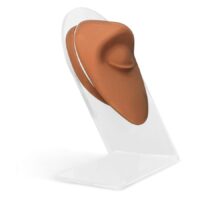 Braunes Body Bit Eye aus Silikon Braunes Body Bit Eye aus Silikon auf transparentem Display