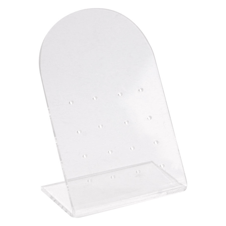 Wildcat® - Transparenter Labret Display Transparenter Acryl-Display für 16 Labrets auf weißem Hintergrund