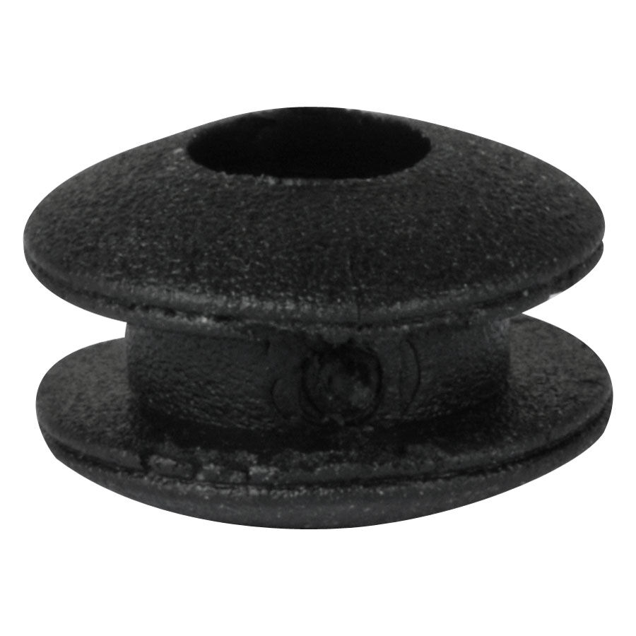 Schwarzer Silicon Rubber Soft von Wildcat Schwarzer, runder Silicon Rubber Soft auf grauem Hintergrund