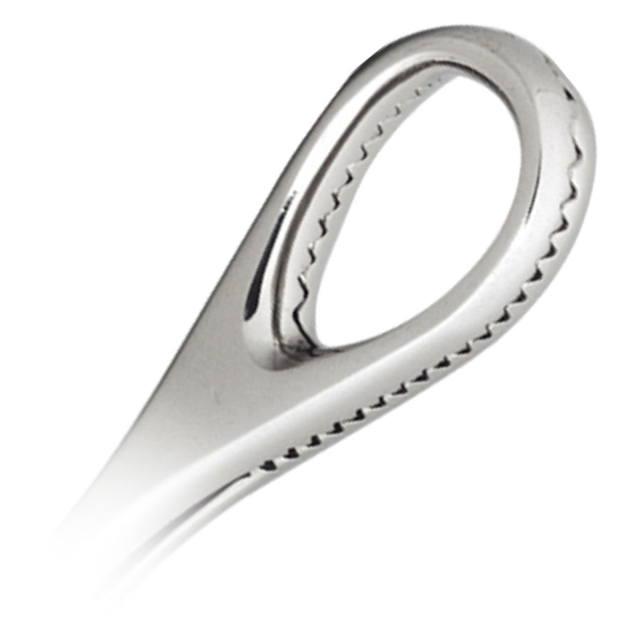 Wildcat® Edelstahl Piercing Werkzeug Nahaufnahme eines Edelstahl Piercing Werkzeugs mit gezacktem Griff