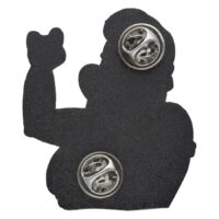 Rückseite des Wildcat Rocker Pin Sets mit zwei Metallverschlüssen