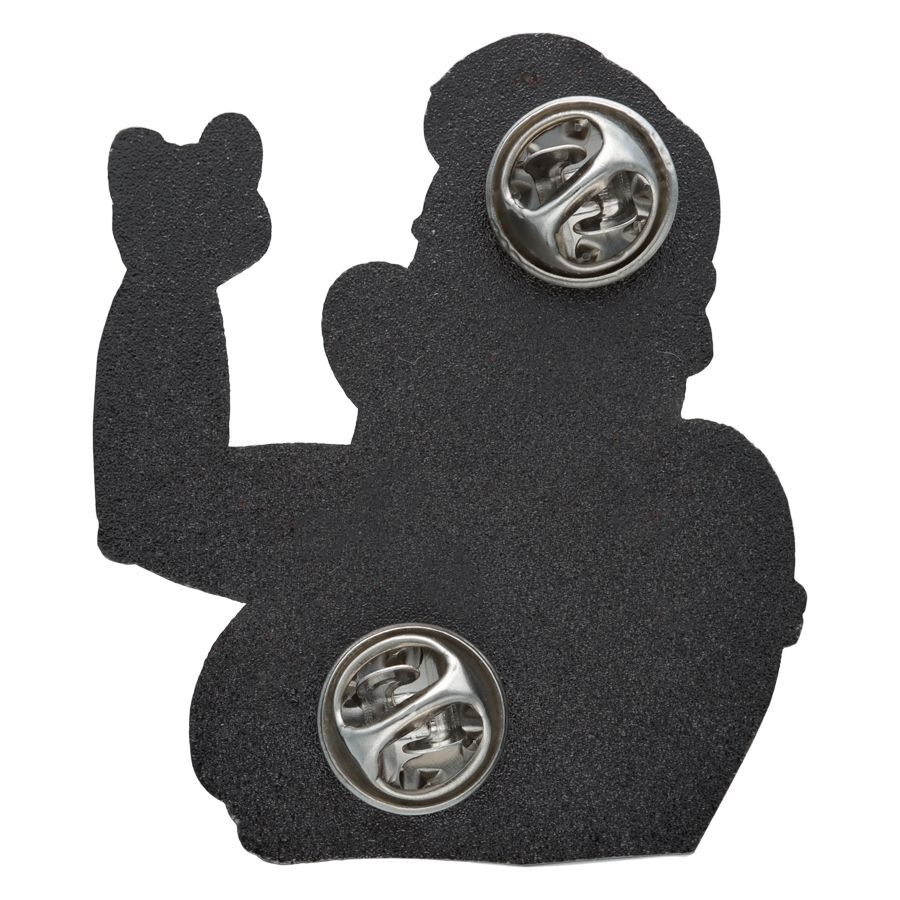 Rückseite des Wildcat Rocker Pin Sets mit zwei Metallverschlüssen