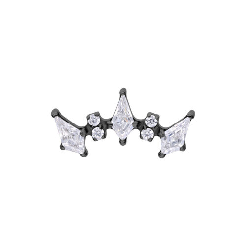 Push Fit Crystal Kite Arch Attachment - Schwarz
