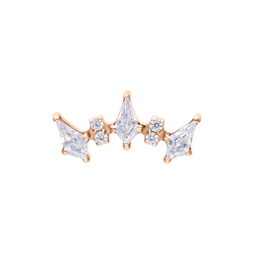 Push Fit Crystal Kite Arch Attachment - Roségold