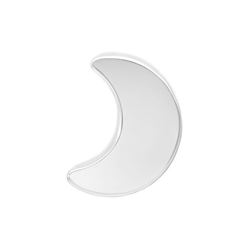 Push Fit Moon Aufsatz - Weißgold